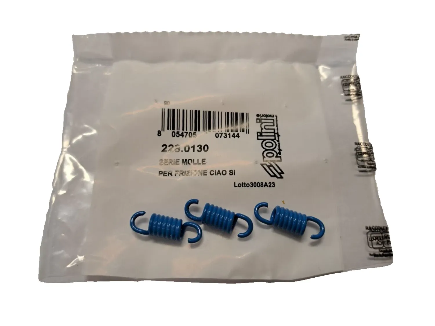 KIT SERIE 3 MOLLE MOLLETTE FRIZIONE COMPLETE POLINI PER PIAGGIO BOSS CIAO CBA GRILLO BRAVO 50