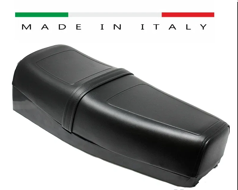 SELLA LUNGA SELLONE BIPOSTO PER PIAGGIO VESPA PK 50 XL / RUSH TELAIO IN FERRO.