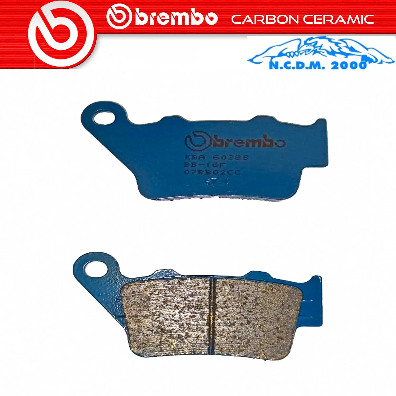 PASTIGLIE FRENO POSTERIORI BREMBO CARBON CERAMIC