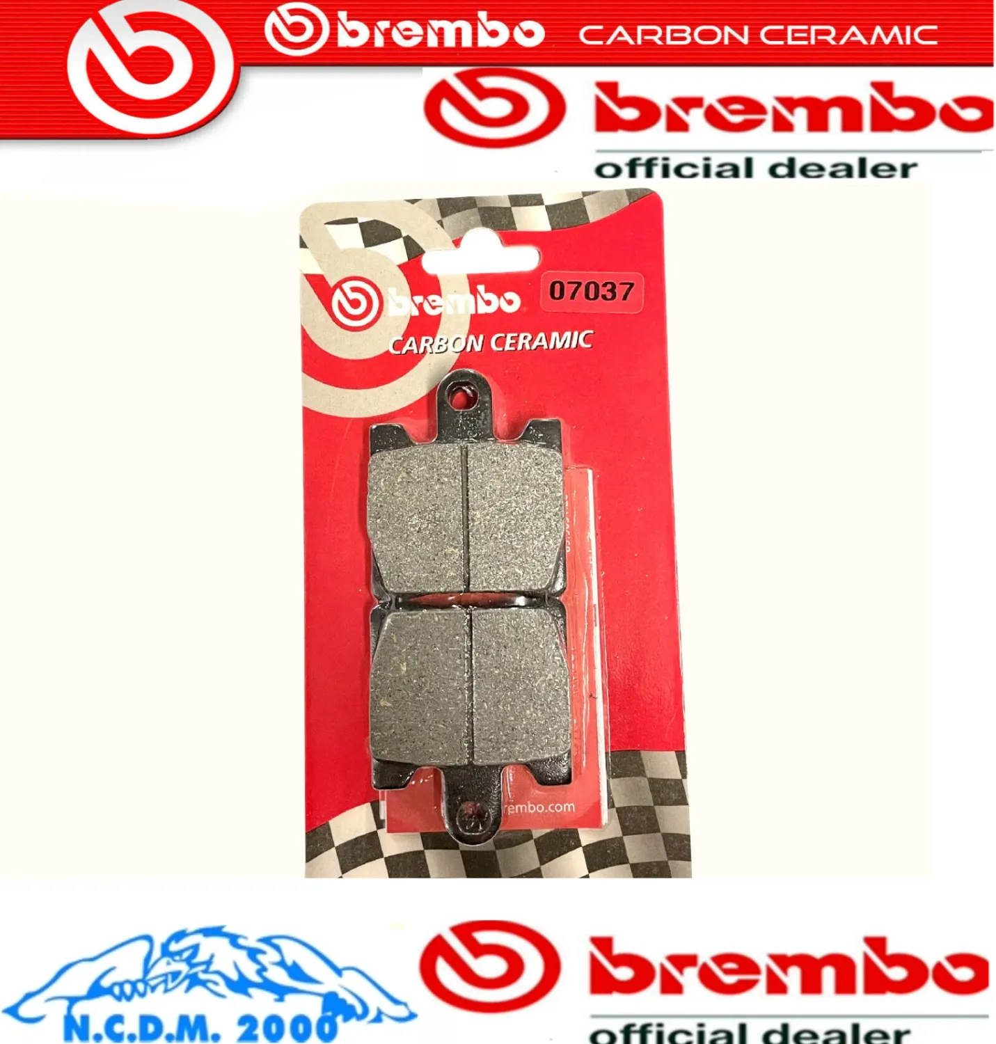 PASTIGLIE FRENO BREMBO 07037