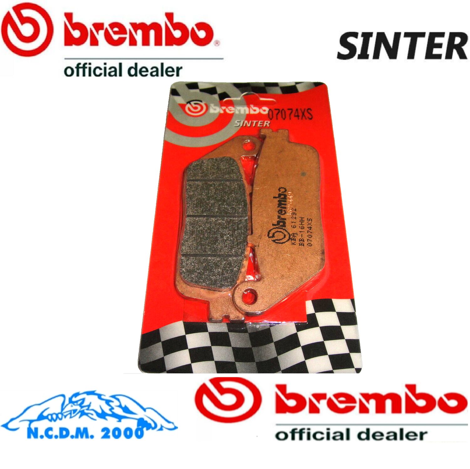 PASTIGLIE FRENO ANTERIORI BREMBO SINTETIZZATE 07074XS