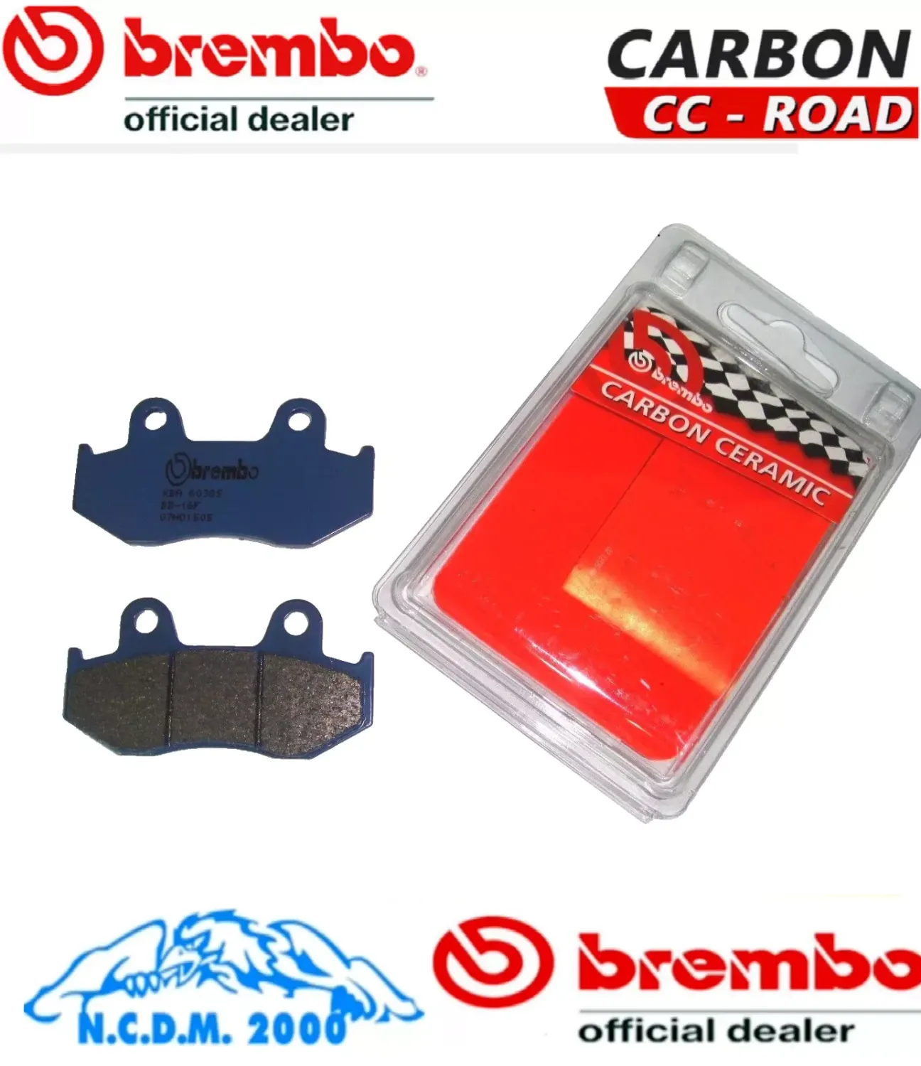 PASTIGLIE FRENO BREMBO CC