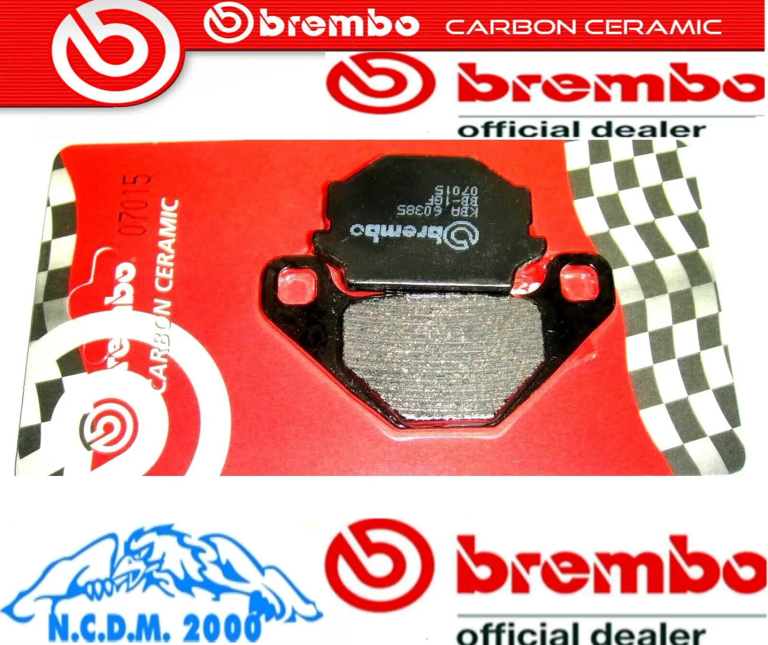 PASTIGLIE FRENO BREMBO 07015