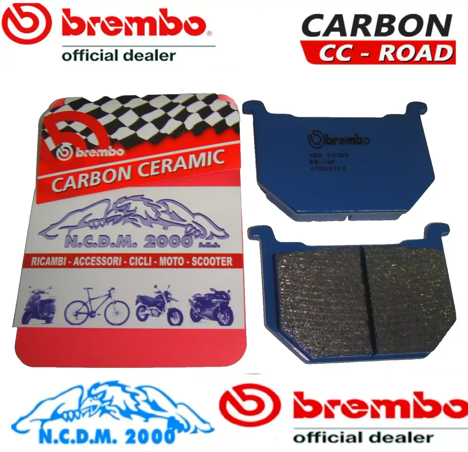 PASTIGLIE FRENO BREMBO ANTERIORI