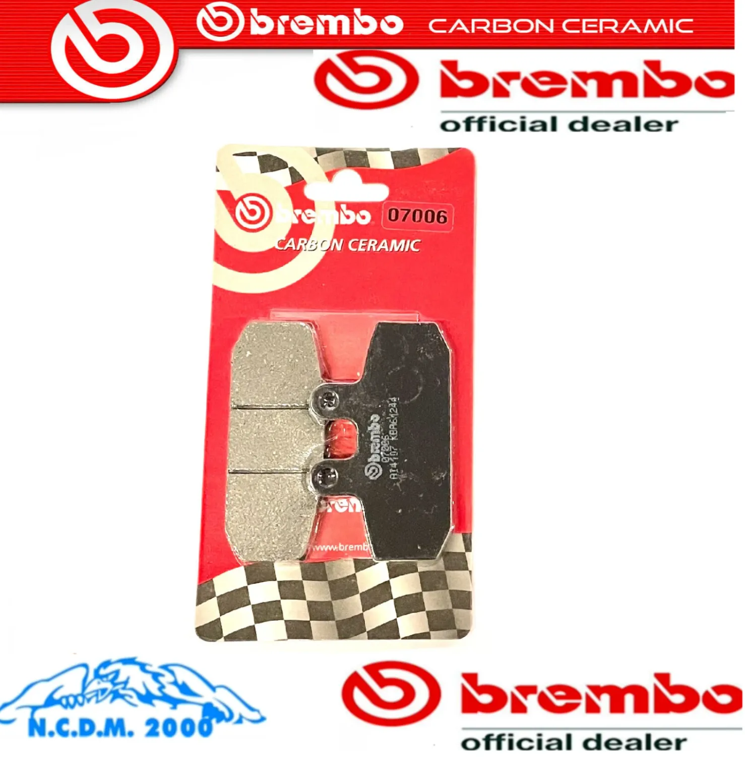 PASTIGLIE FRENO BREMBO 07006