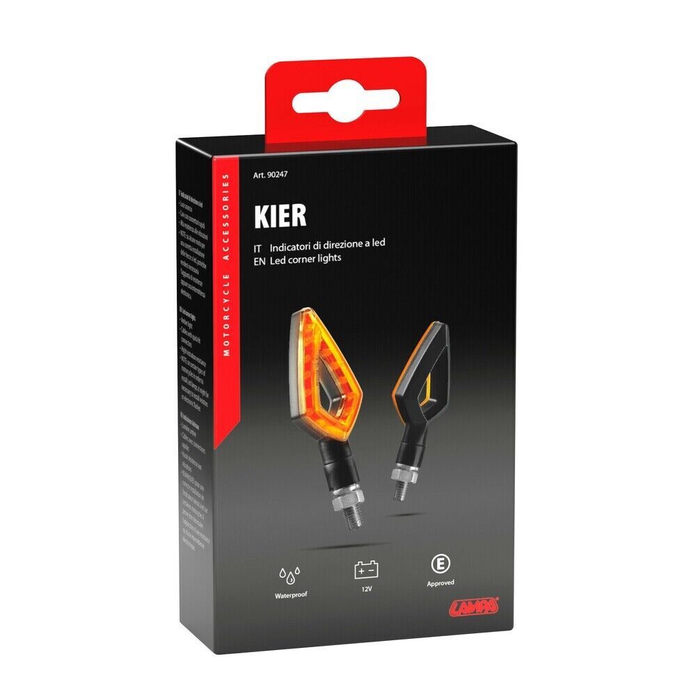 NEW INDICATORE DI DIREZIONE MODELLO KIER LAMPA LENTE FUME'