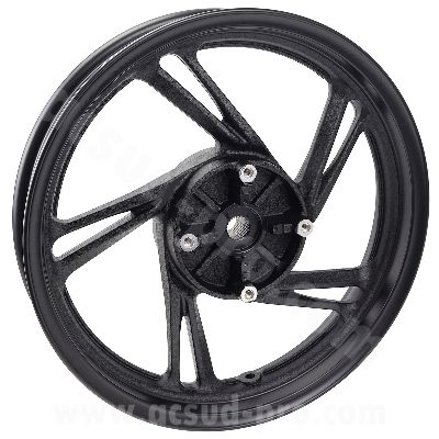 CERCHIO POSTERIORE HONDA SH 125/150 2017-2025 NERO OPACO