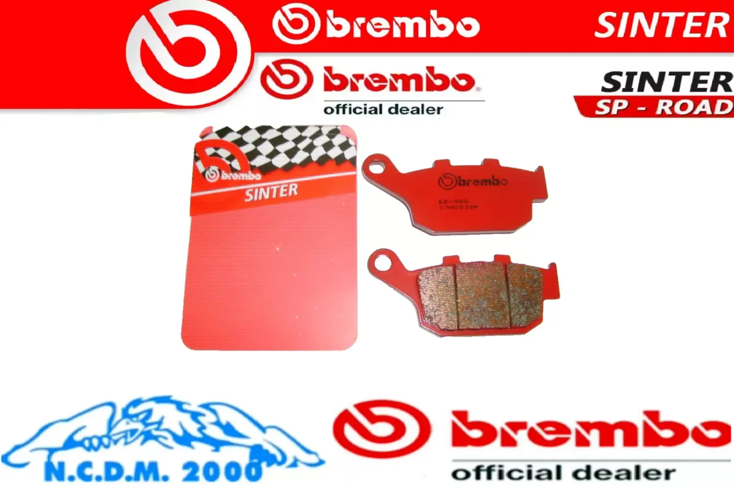 PASTIGLIE BREMBO SINTETIZZATE 07HO53SP