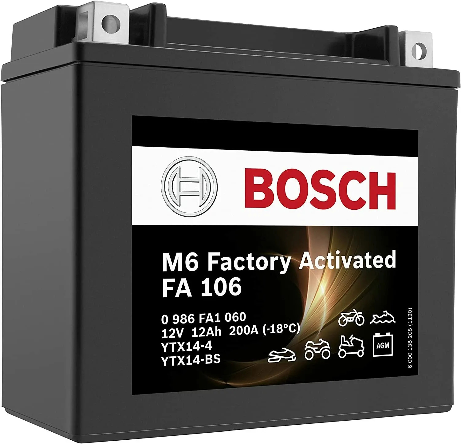 BATTERIA A GEL BOSCH YTX14-BS