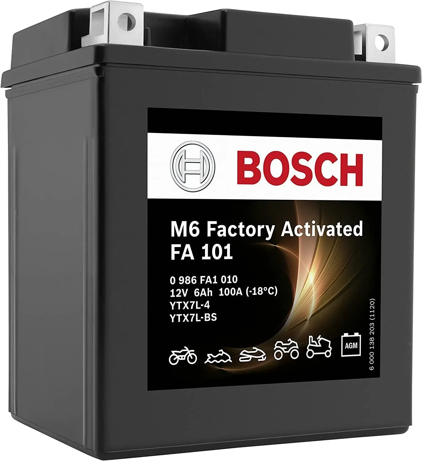 BATTERIA A GEL BOSCH YTX7L-BS