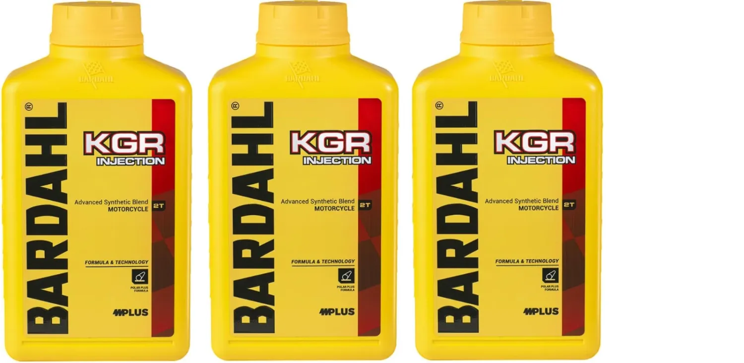 3Lt Olio Bardhal Bardahl KGR Injection Miscela Lubrificante Moto Quad Scooter 2T