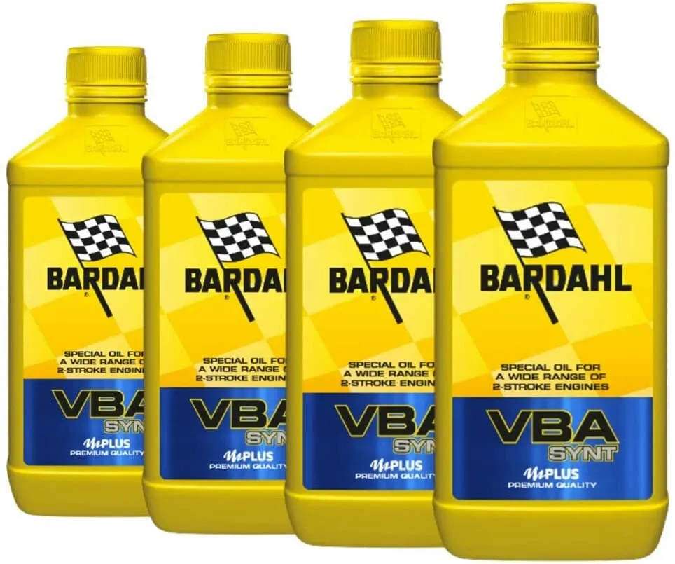 4 LT OLIO MISCELA BARDAHL VBA SYNT PER MOTORI 2T MOTO SCOOTER 2 TEMPI