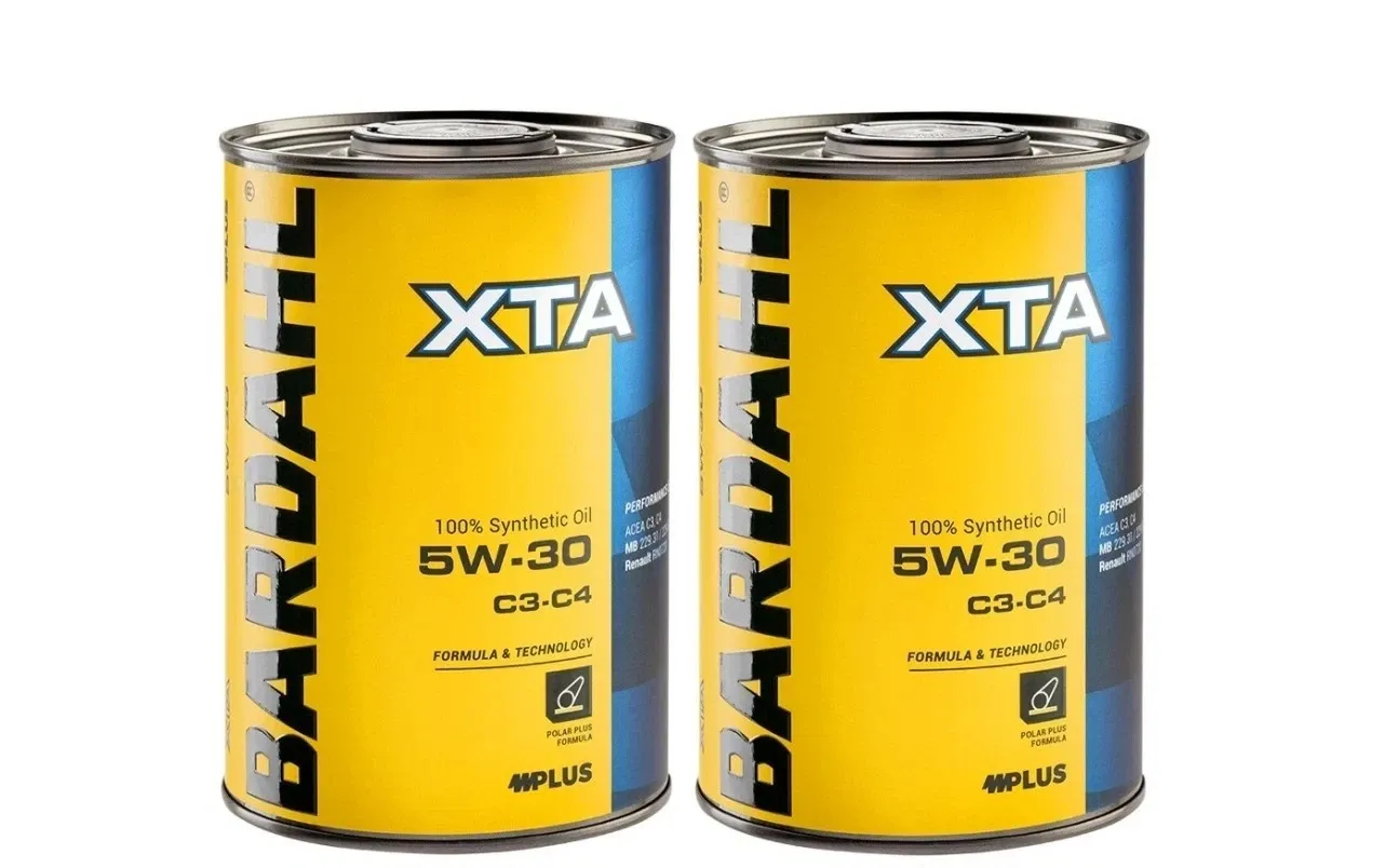 Bardhal Bardahl XTA POLARPLUS 5W30 C3 C4 TAGLIANDO AUTO OLIO POLAR PLUS 2 LITRI