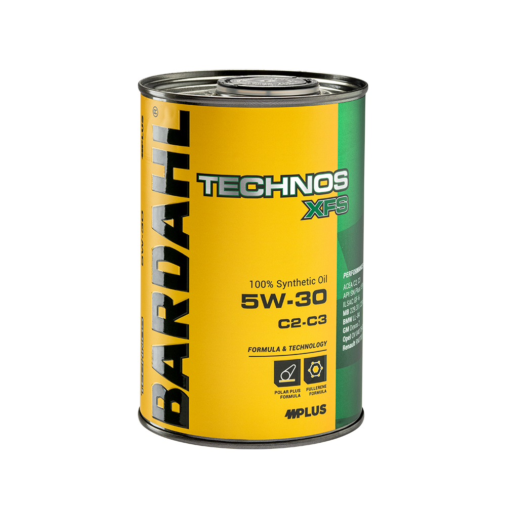 2 Litri Olio Motore Bardahl Technos XFS 5W30 ACEA C2 C3 API SN CF MSAPS