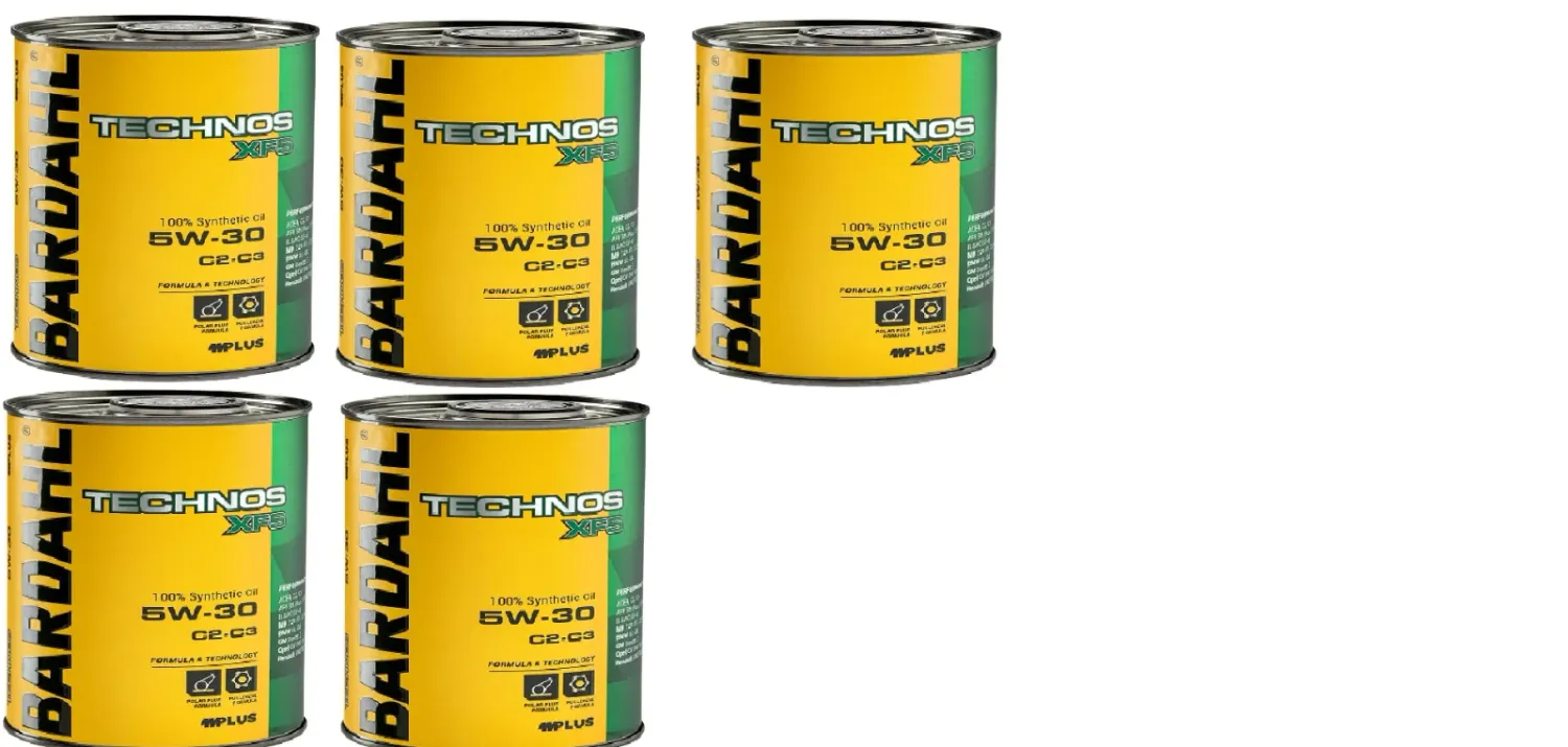 5 Litri Olio Motore Bardahl Technos XFS 5W30 ACEA C2 C3 API SN CF MSAPS