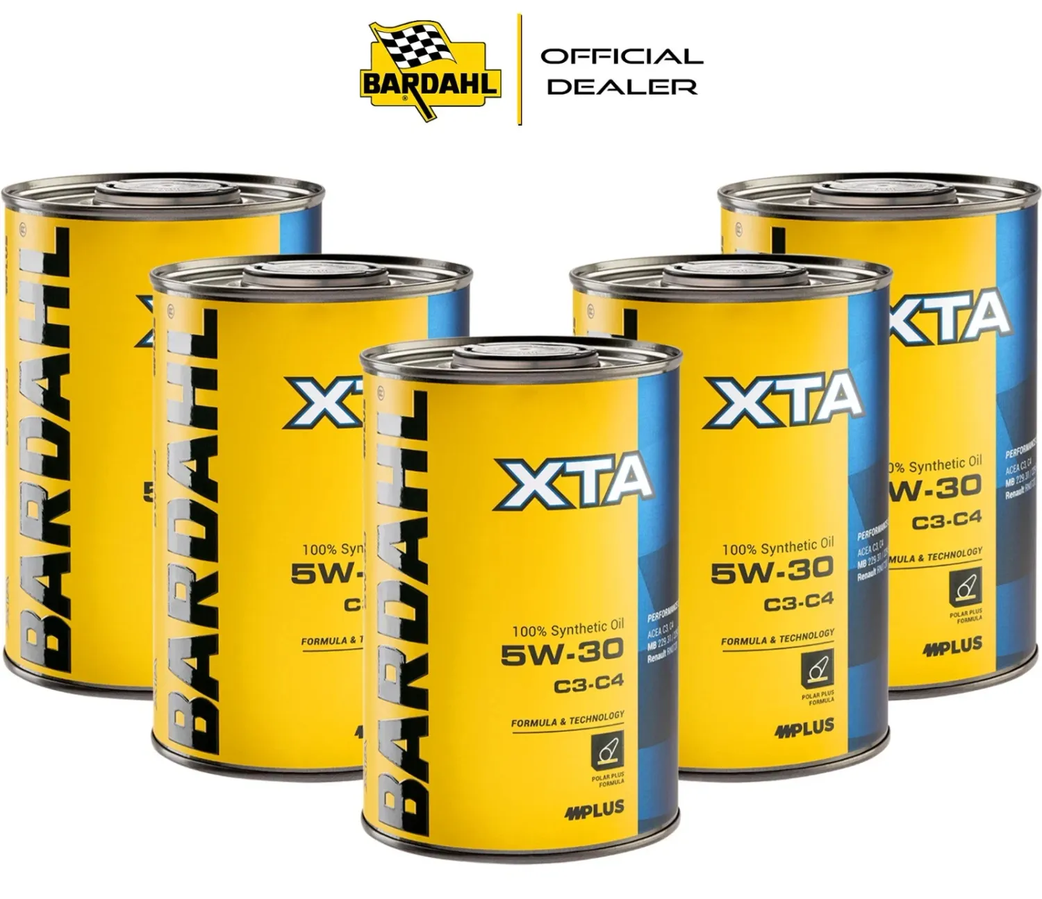 5 Litri OLIO MOTORE Bardahl Bardhal XTA POLARPLUS SINTETICO 5W30 ACEA C4 RN 0720