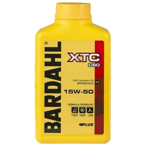 1 Litro Olio Motore Moto 4T Bardahl Bardhal XTC 15w50 100% Sintetico jaso ma2
