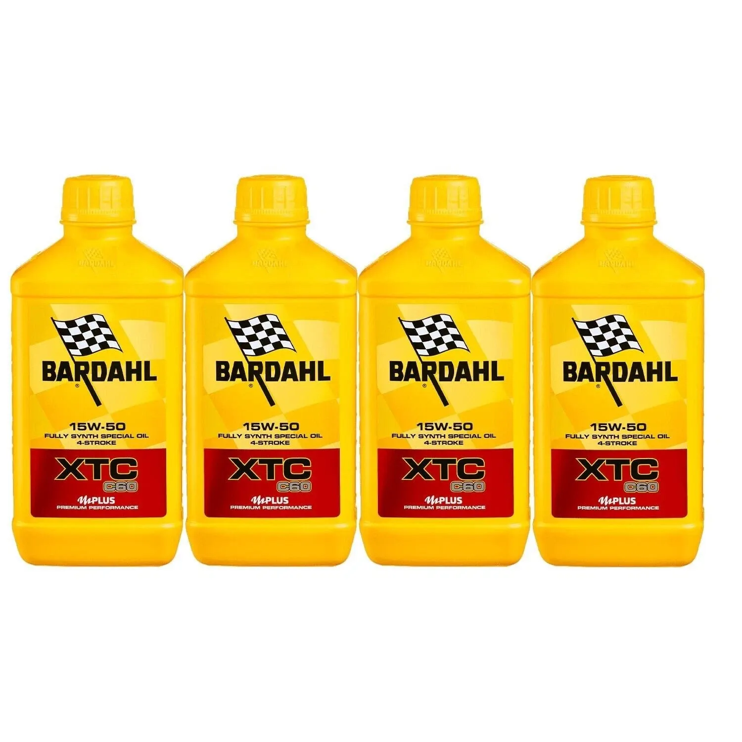 4 Litri Olio Motore Moto 4T Bardahl Bardhal XTC 15w50 100% Sintetico jaso ma2