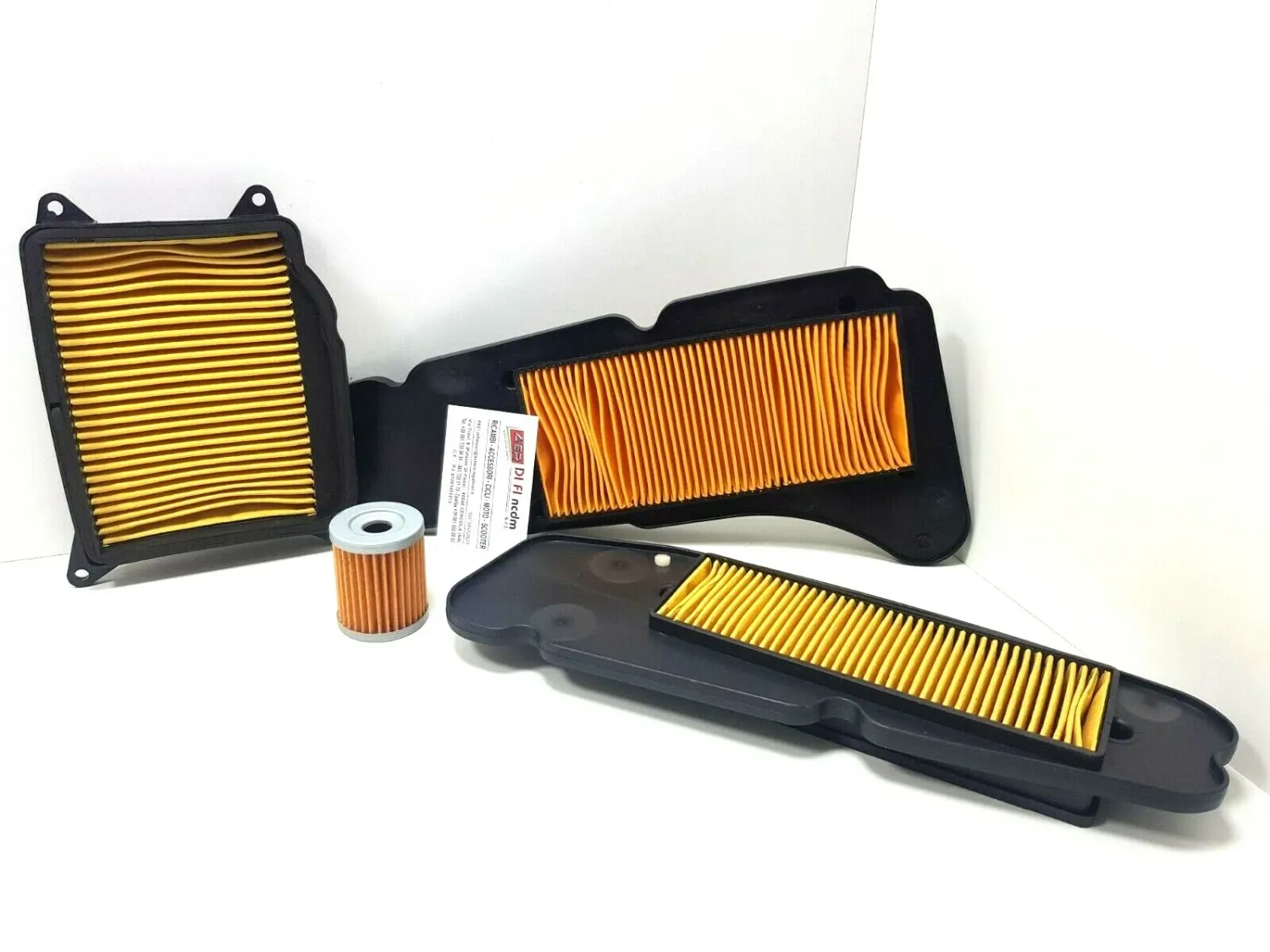KIT TAGLIANDO 3 FILTRI ARIA OLIO TIPO ORIGINALE YAMAHA YP 400 MAJESTY 2006 2007