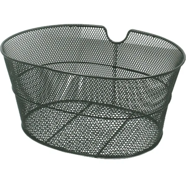 CESTELLO ANTERIORE PER BICI N FERRO OVALE COLORE NERO 588160071