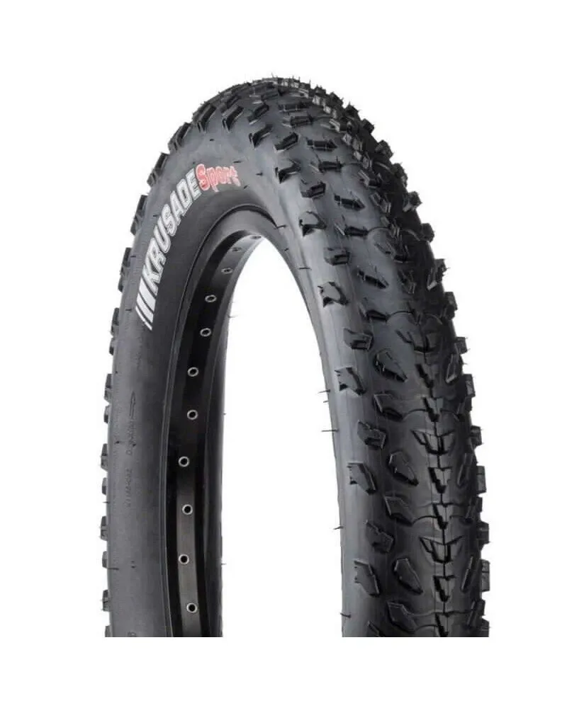 Kenda Krusade 20x4.0 60tpi Copertone Fat Bike, Nero