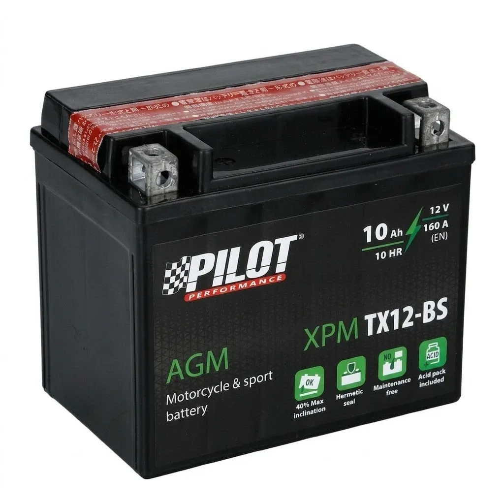 BATTERIA PILOT 12V Pilot AGM- 10 Ah-160 A TRIUMPH Speedmaster 908 2003/2007