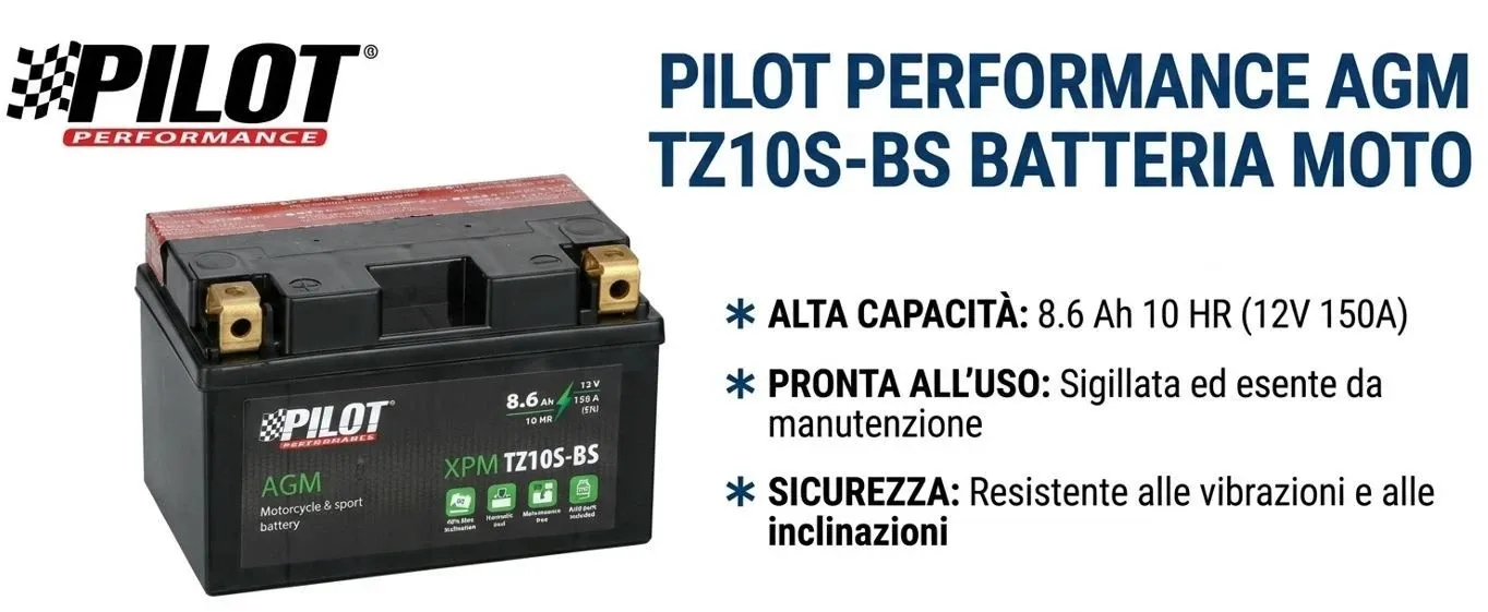 BATTERIE XPMTZ10SBS=YTZ10S APRILIA RXV 450 (VP, VS) 01/07 12/07