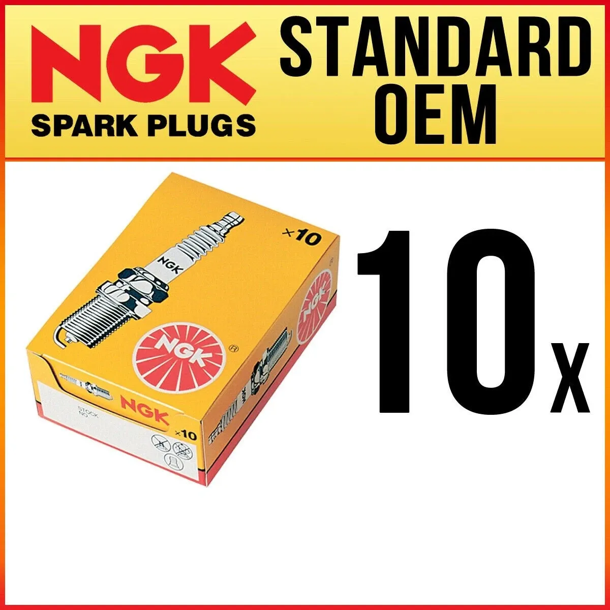 KIT 10 CANDELE NGK B9ES