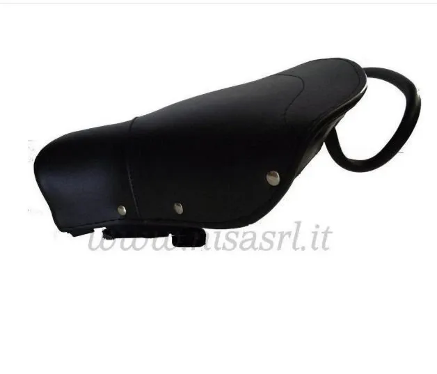 0740N SELLA ANTERIORE MONOPOSTO NERA CON MOLLE VESPA 125/150 ANNI 60 ITALIA