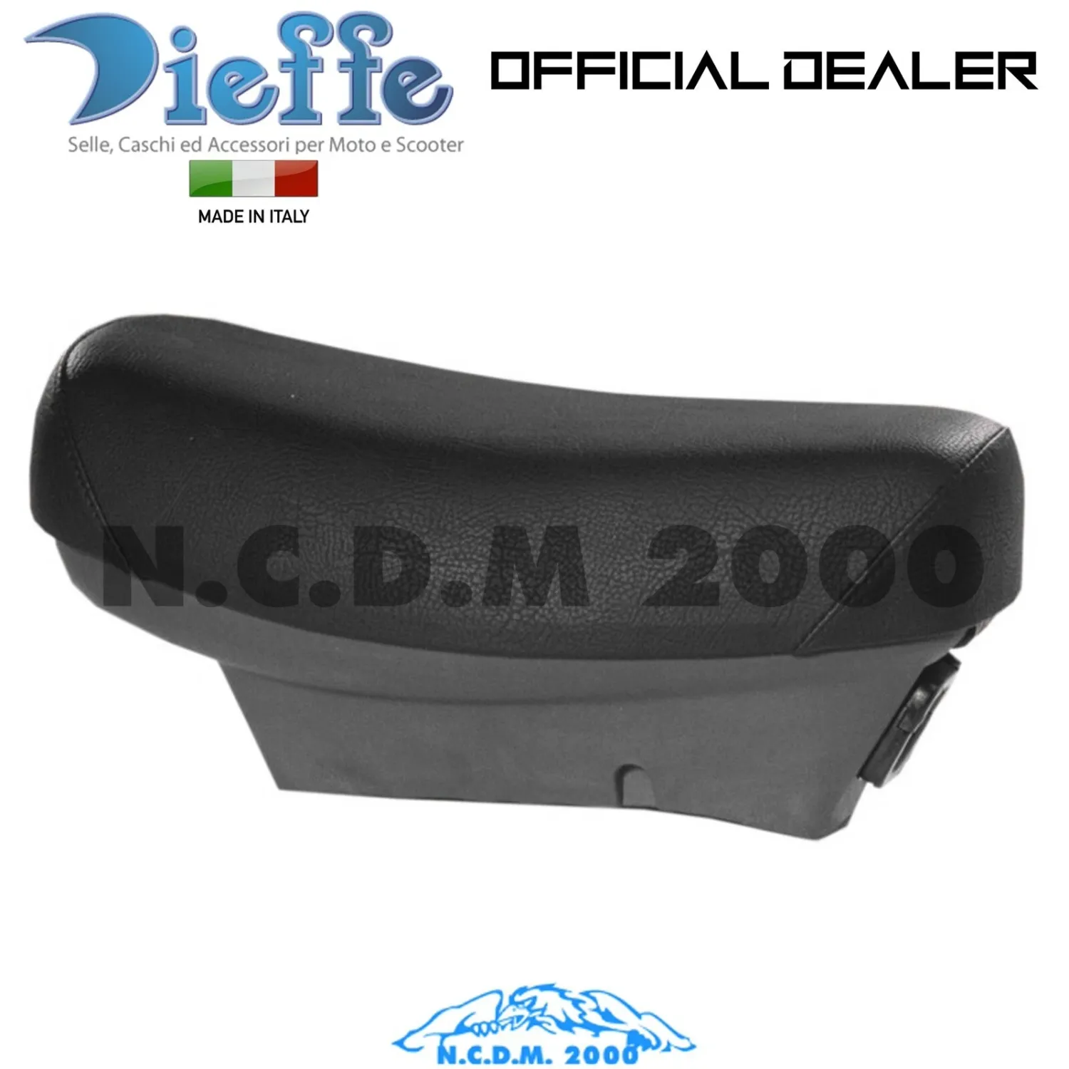 SELLINO NERO DIEFFE MADE IN ITALY PER PIAGGIO SI 50 FL 1991-1997