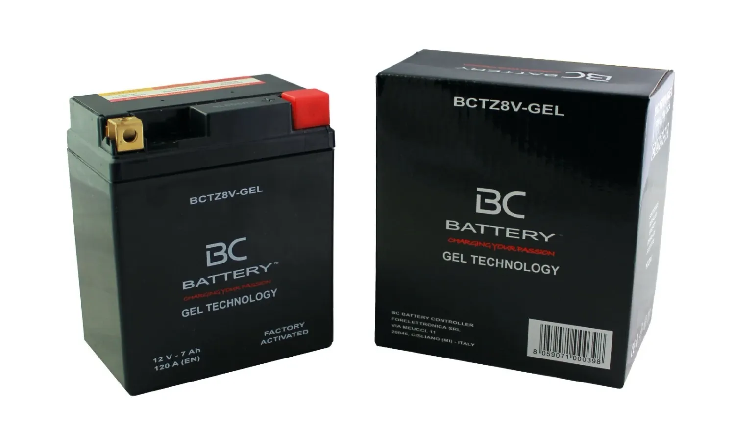 BATTERIA BC BATTERY GEL SIGILLATA YTZ8-V HONDA SH MODE CBS 125 2017-2020