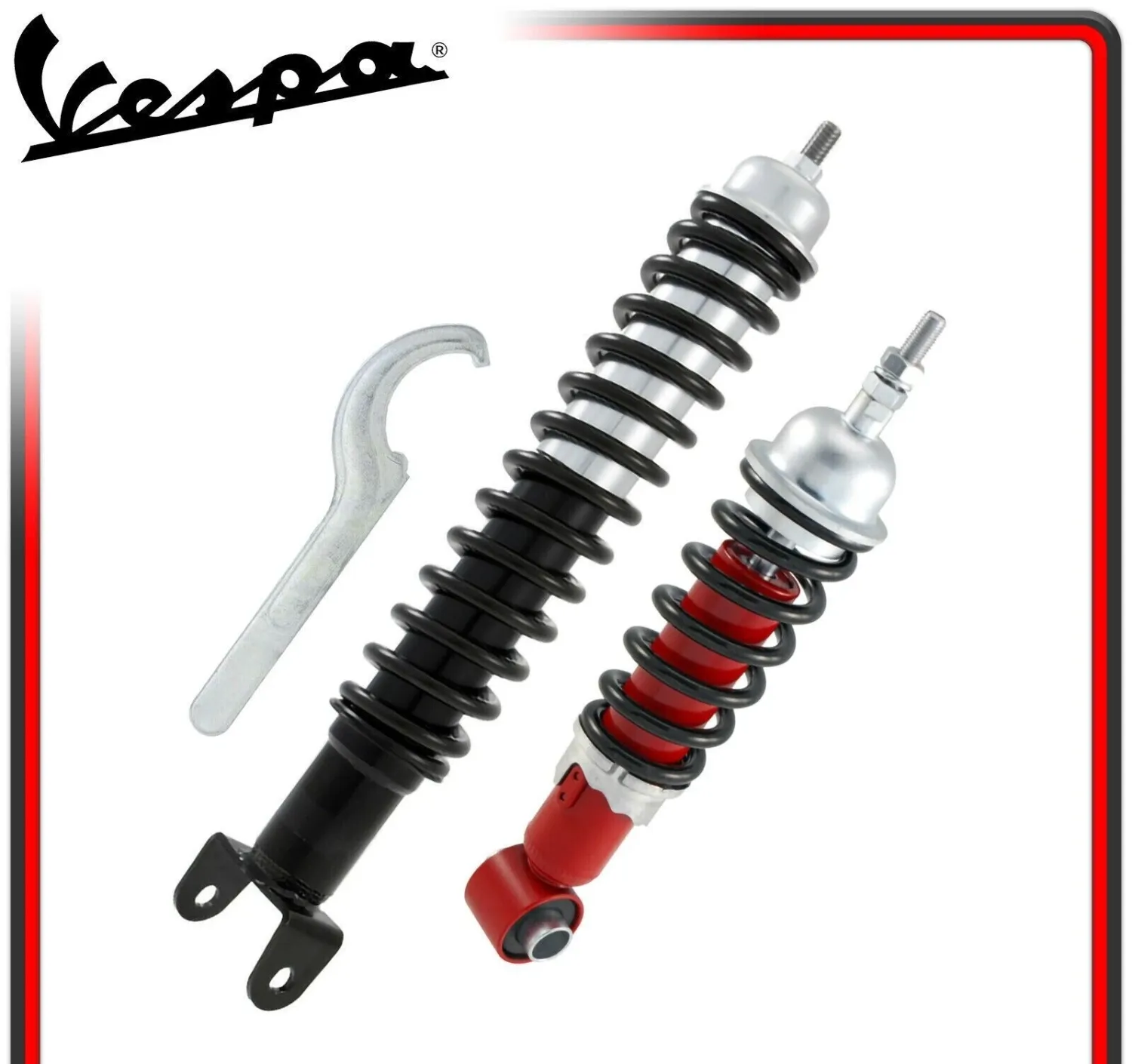 KIT AMMORTIZZATORI POSTERIORE ANTERIORE VESPA 50 SPECIAL N L R 125 PRIMAVERA ET3