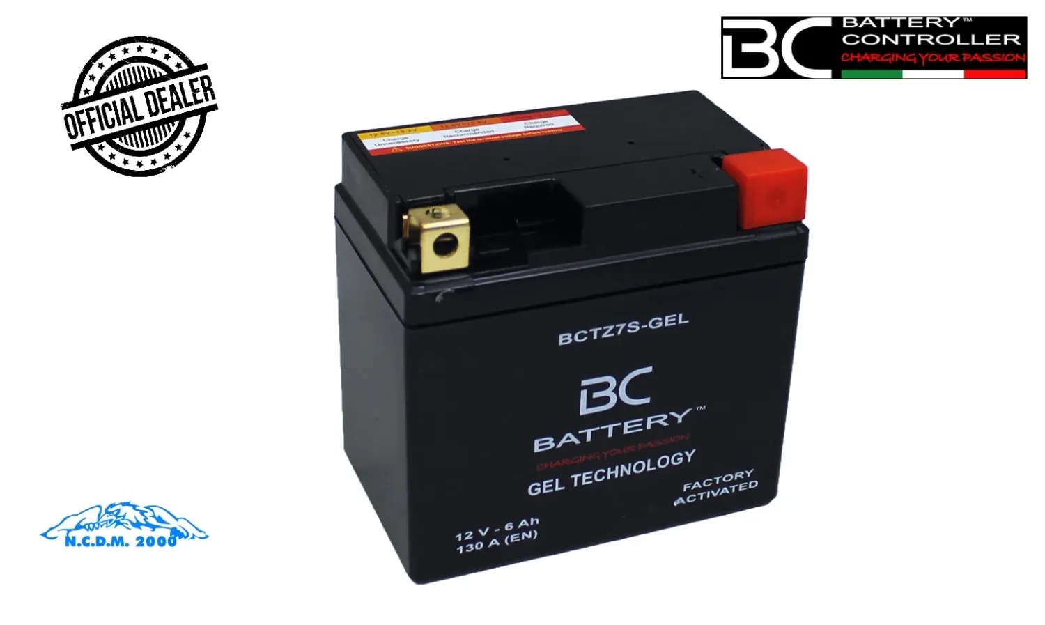BATTERIA BC BATTERY YTZ7S GEL SIGILLATA HONDA SH MODE CBS 125 2014-2016