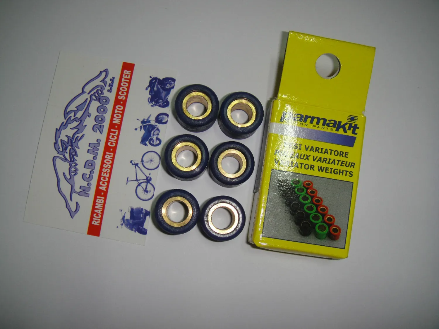 KIT RULLI PARMAKIT GR.10 19X17 PIAGGIO 150 VESPA S 4T 2008/2009 57610.11