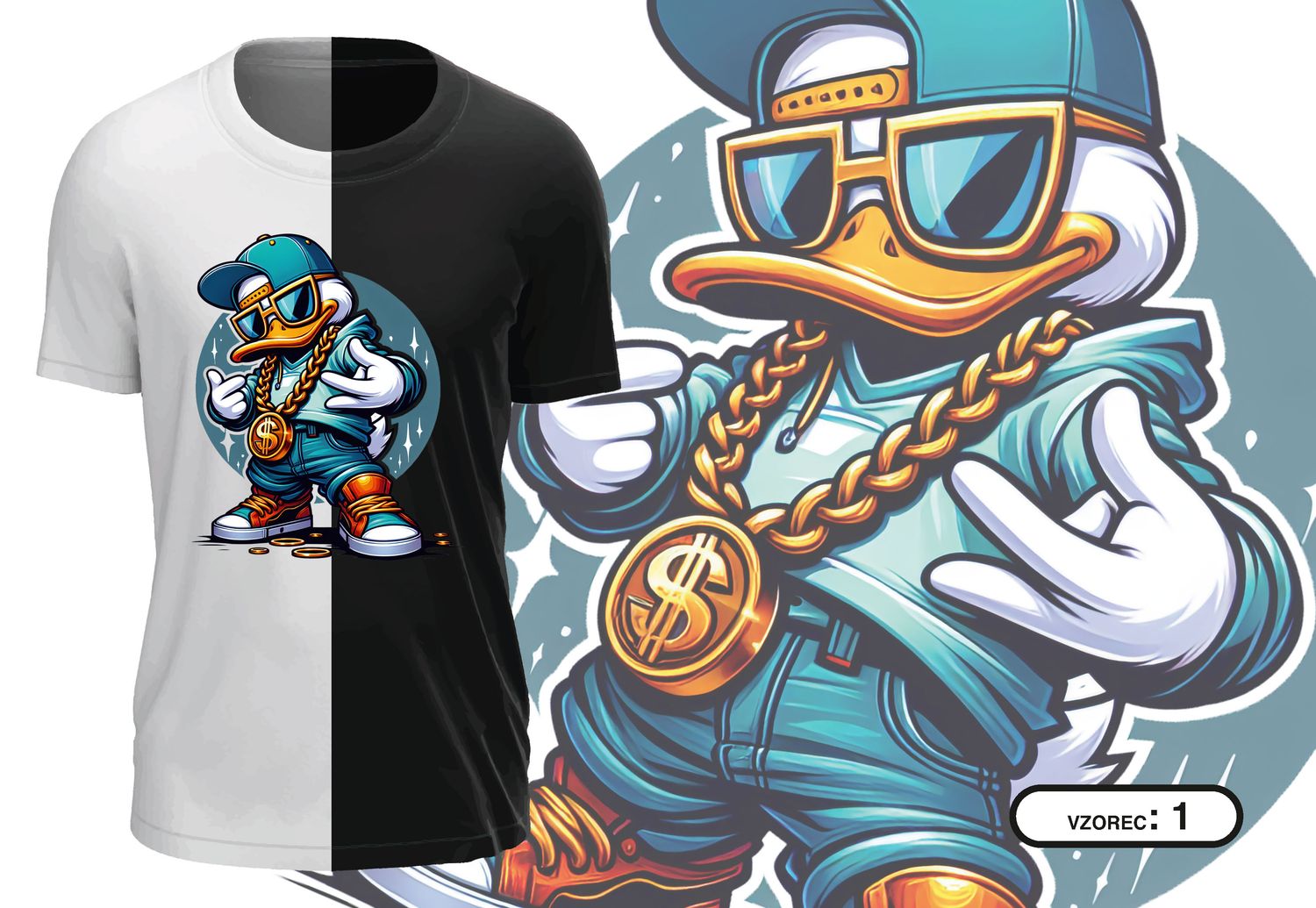Ulični RACMAN T- majica / hoodie polover s kapuco