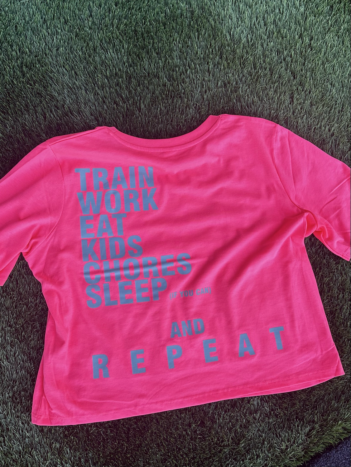 Camiseta de mujer S rosa flúor