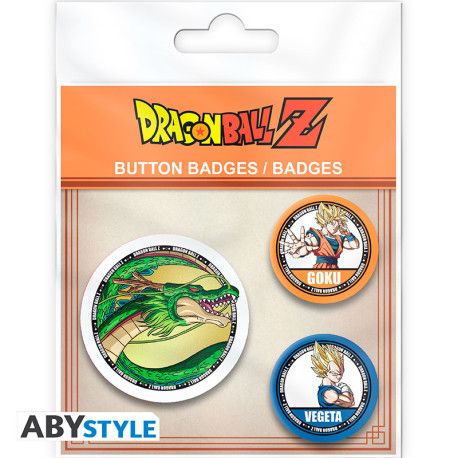 Badge Pack DRAGON BALL - Goku, Vegeta &amp; Shenron