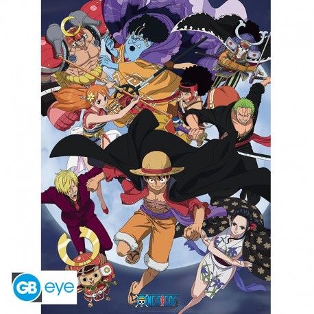 Plakat - ONE PIECE - 52/38 cm - Wano