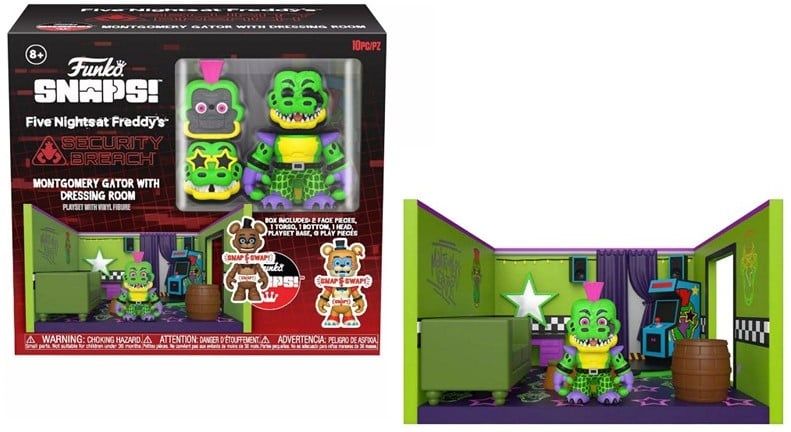 Five Nights At Freddie's Funko Snaps! Montgomery Gator Dressing Room