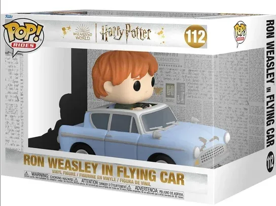 Funko POP- Harry Potter - Ron Weasley In Flying Car