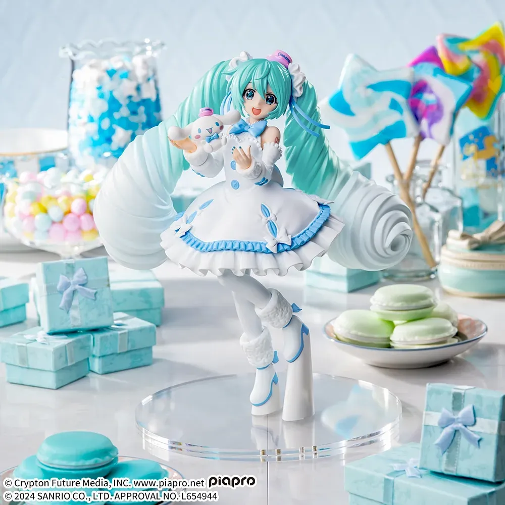 (PREORDER) Vocaloid - Hatsune Miku - Luminasta ~Hatsune Miku x Cinnamoroll White Dress Ver.~ (SEGA)