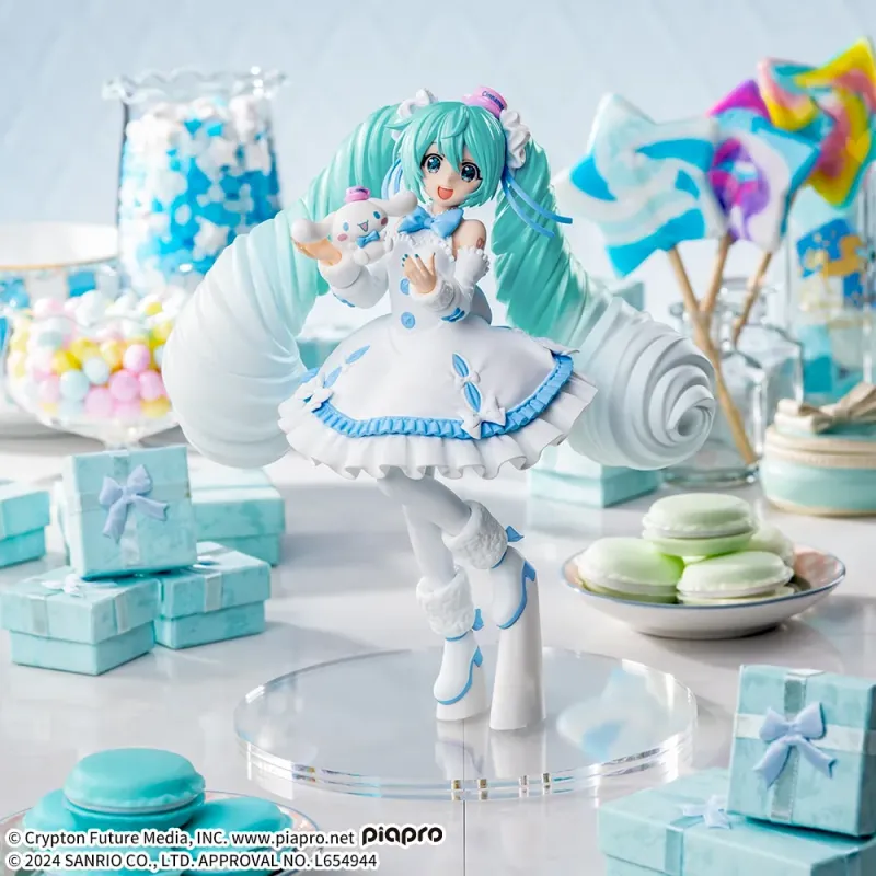 (PREORDER) Vocaloid - Hatsune Miku - Luminasta ~Hatsune Miku x Cinnamoroll White Dress Ver.~ (SEGA)