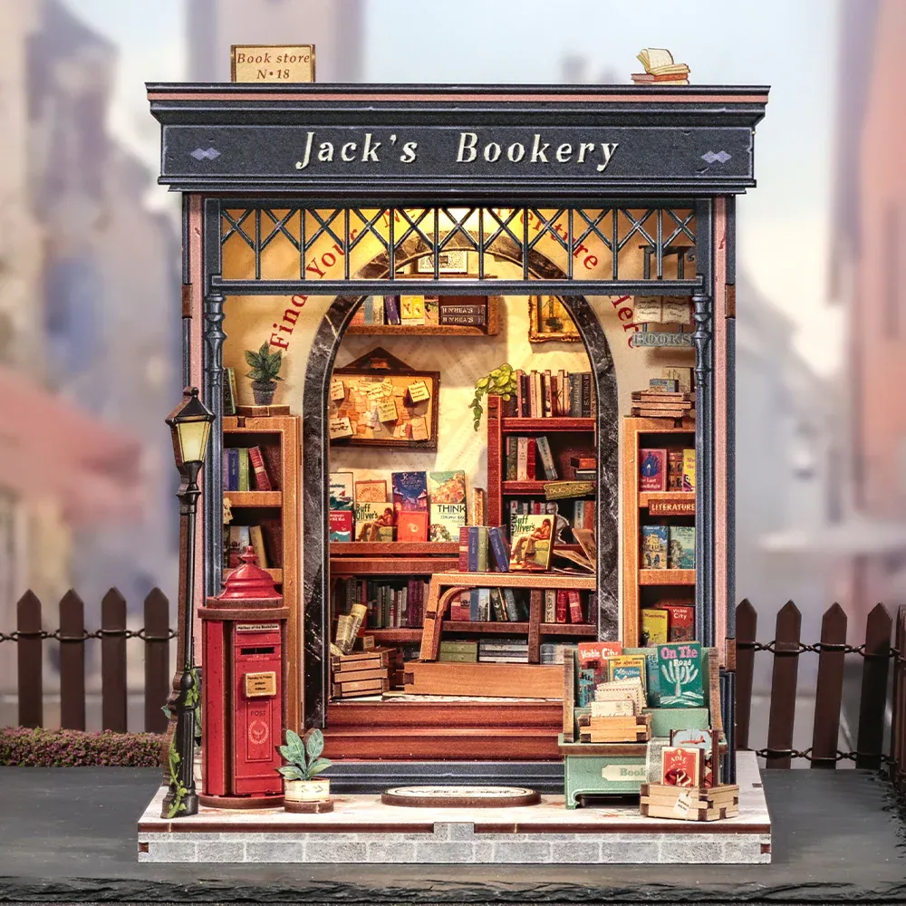 CUTEBEE DIY Miniature House - Jack's Bookery