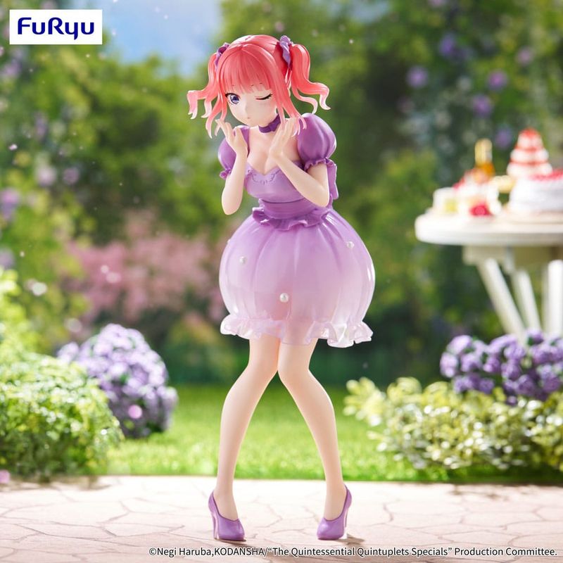 Figurka Nino Nakano (Pastel Dress Ver.) - The Quintessential Quintuplets Trio-Try-iT PVC Statue 21 cm