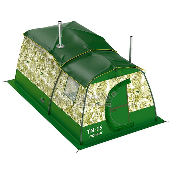 ​Sparset Mobiba MB-15 mit Zusatzplane, 2 Warmböden und Funkenschutz