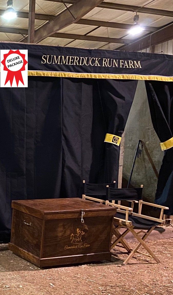 DELUXE TACK STALL DRAPE PACKAGE WITH VALANCE