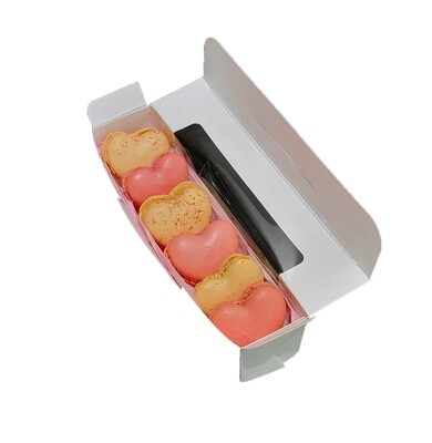 Box of 6 Valentine&#39;s Day Macarons