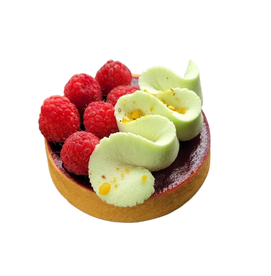 Pistachio Raspberry Tart