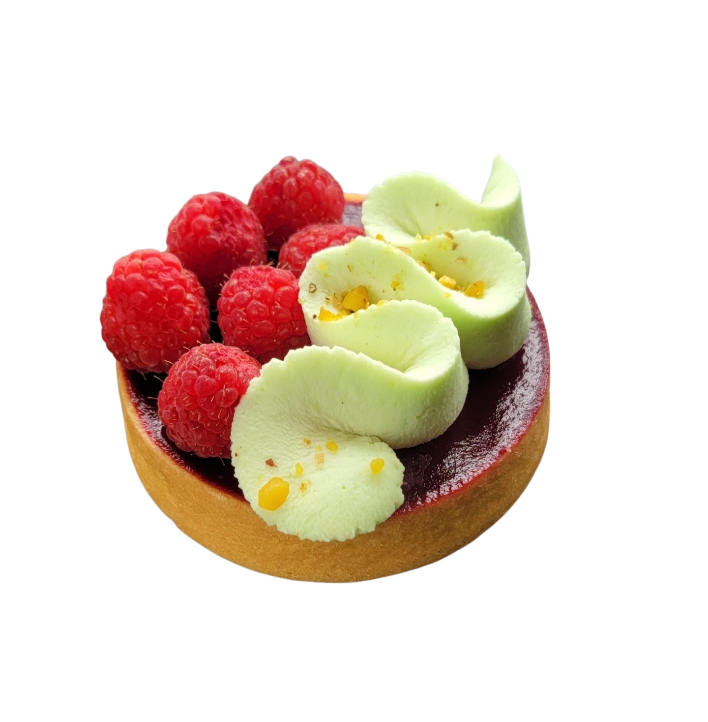 Pistachio Raspberry Tart