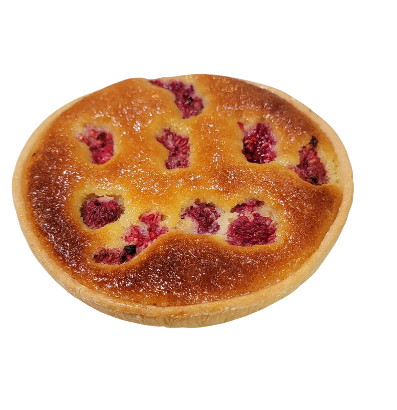Raspberry and Almond Tart